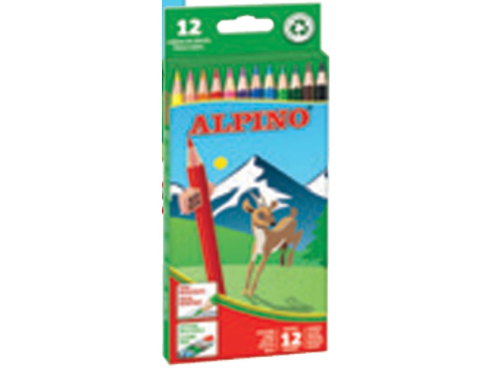 Lápices de Colores Alpino — 12 unidades